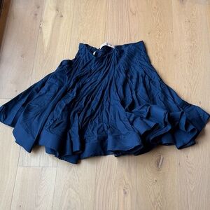 Elegant Navy Women's Skater Skirt